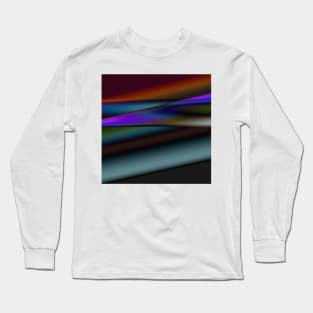 red blue green texture abstract Long Sleeve T-Shirt